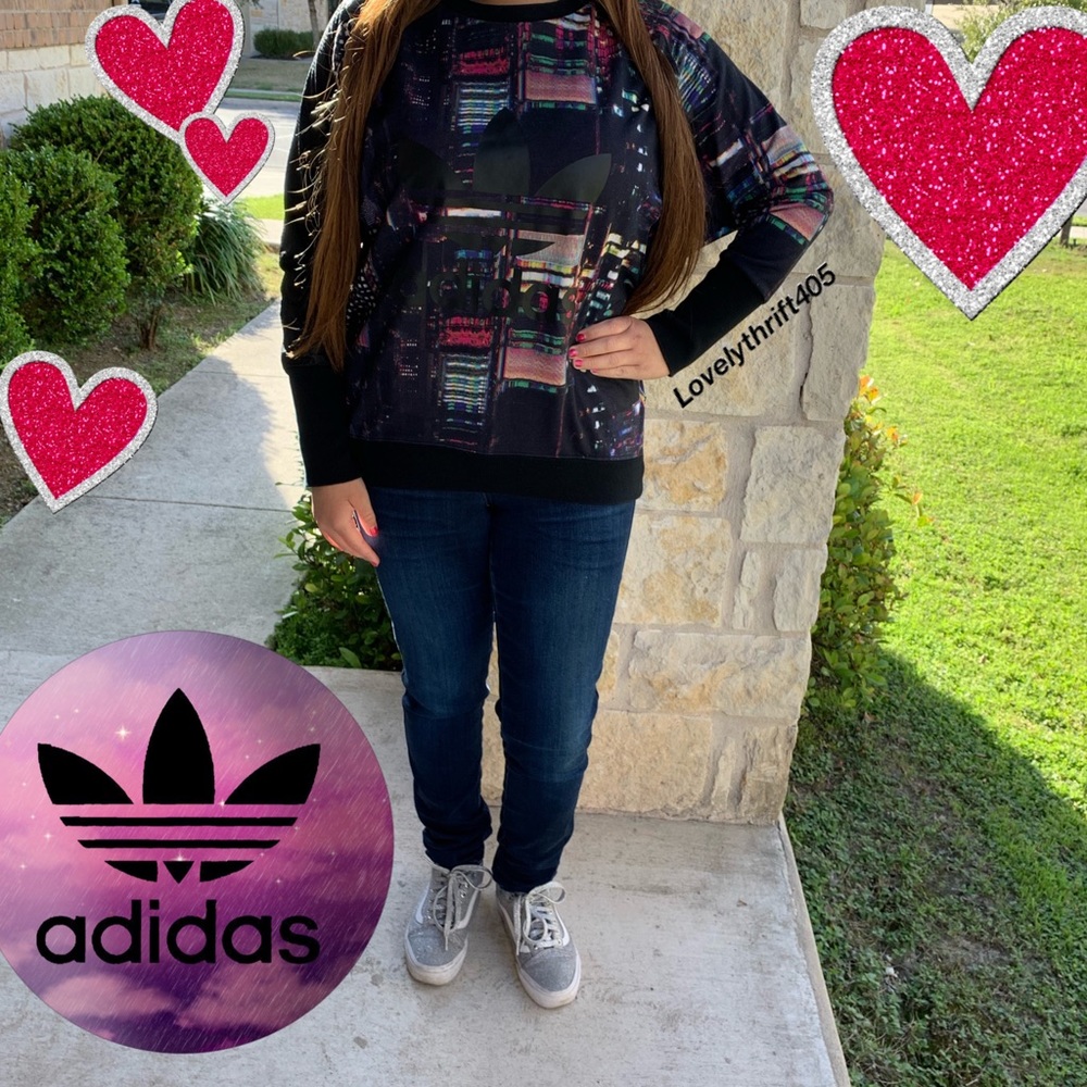 Adidas Tokyo Printed Sweater Size Medium